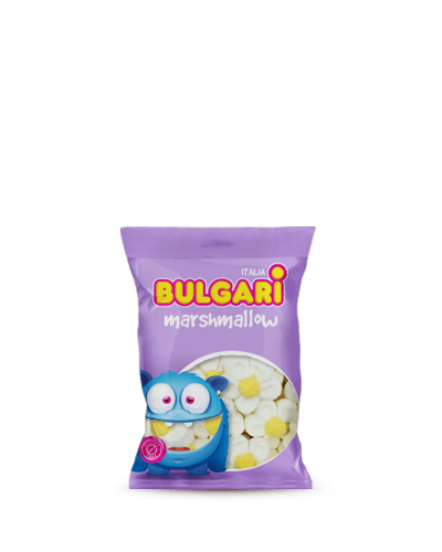 Bulgari Agostino Marshmallow - small bag with white daisy mix