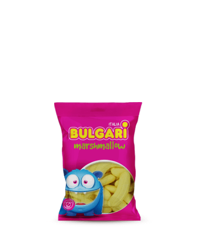 Bulgari Agostino Marshmallow - small bag with mini bananas