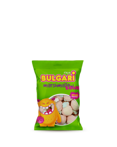 Bulgari Agostino Marshmallow - small bag with sour peach jellies