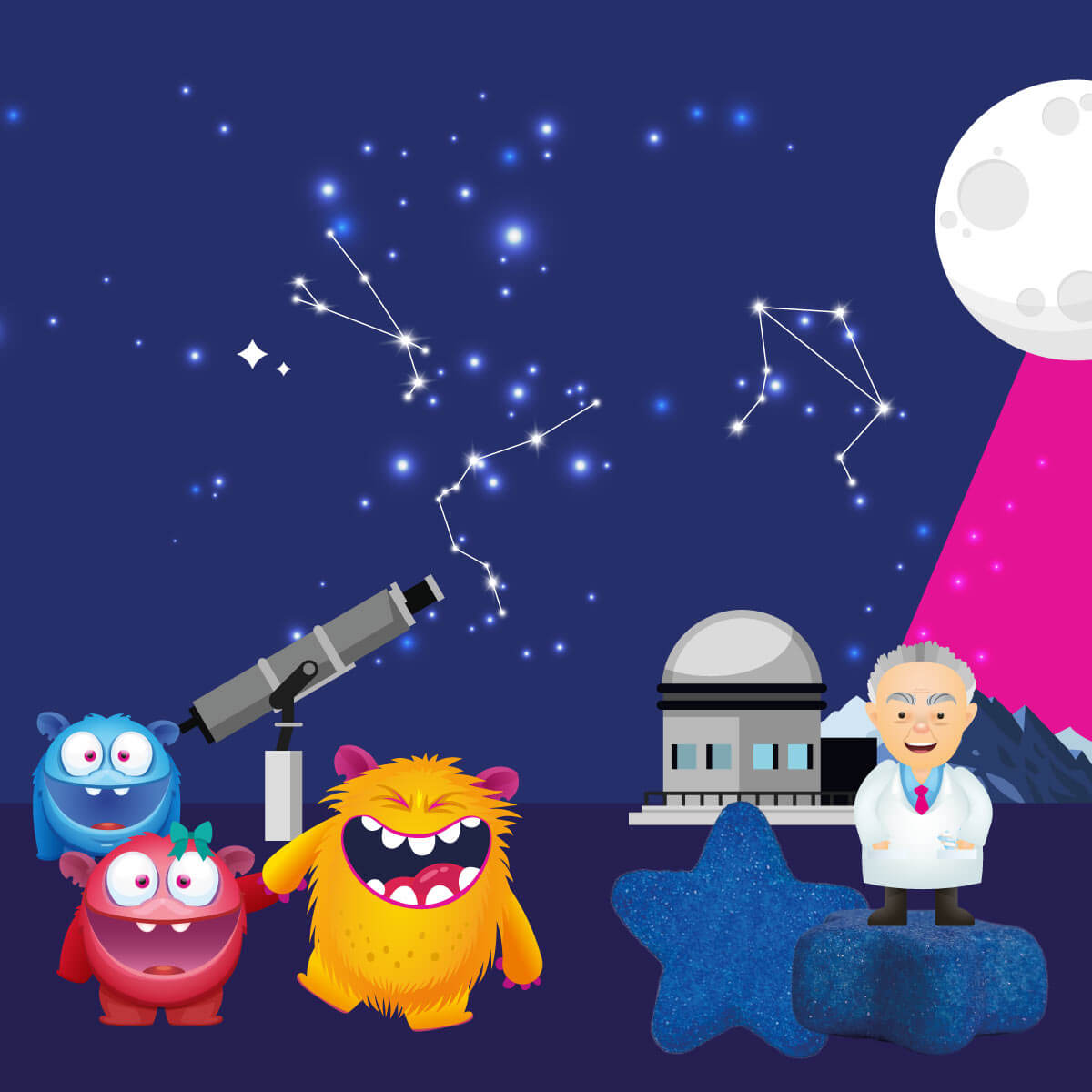 Bulgari Agostino Advertising - Blue Stars the new 3D marshmallow