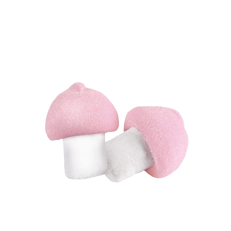 Bulgari Agostino Marshmallow - 3D pink and white mushrooms