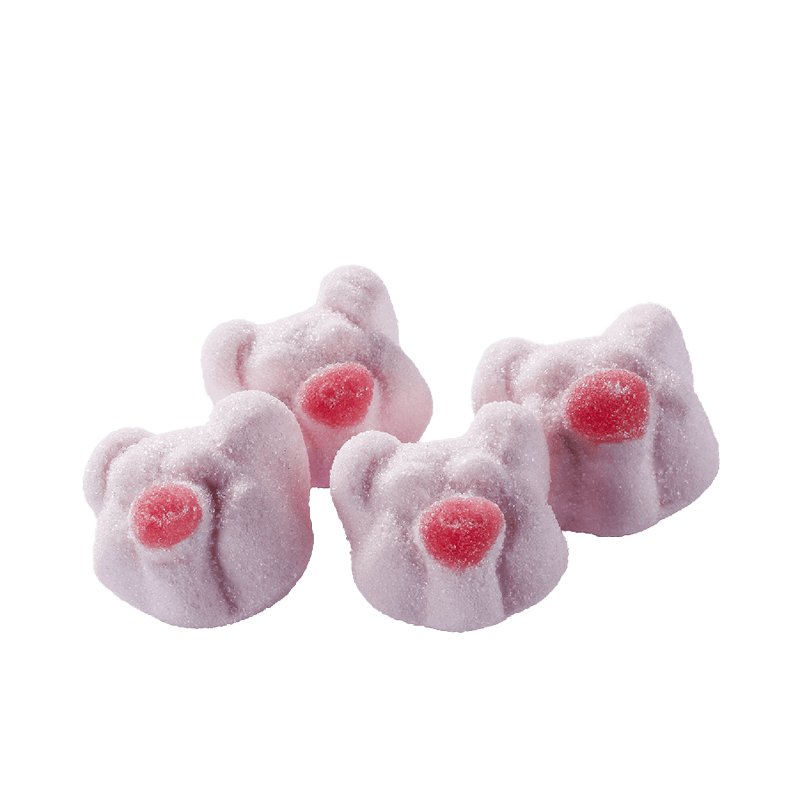 Bulgari Agostino Marshmallow - pink 3D mini pigs