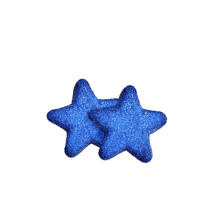 Bulgari Agostino Marshmallows - mini blue 3D stars