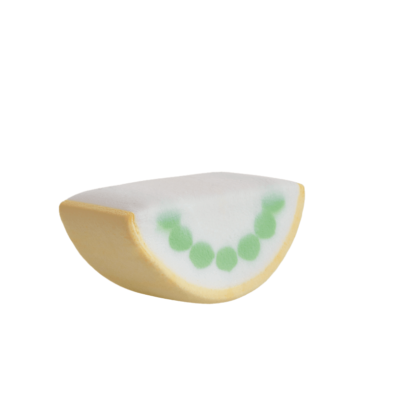 Bulgari Agostino Marshmallow - extruded 3D lemon slice