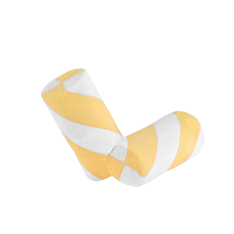 Bulgari Agostino Marshmallow - 3D yellow and white extruded tube with fruit juice