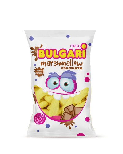 Bulgari Agostino Marshmallow - maxi bag with yellow bananas filled with chocolate