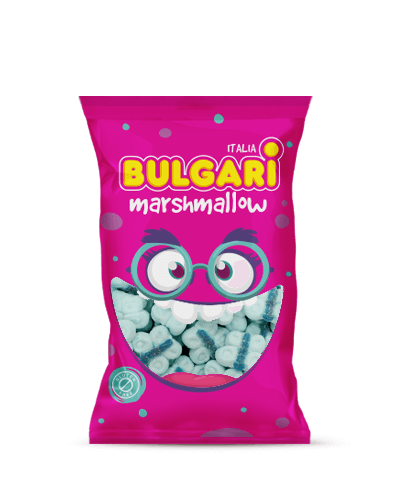 Bulgari Agostino Marshmallow - maxi bag with 3D blue butterflies