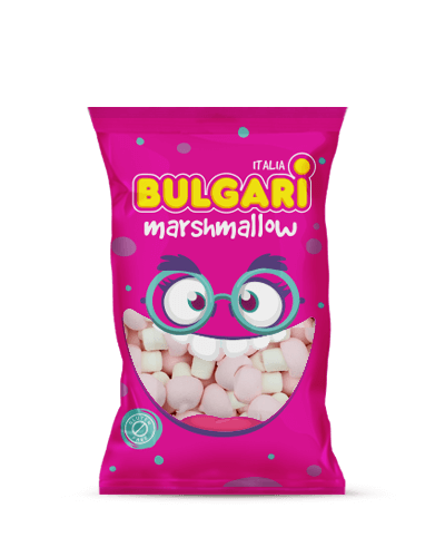 Bulgari Agostino Marshmallow - maxi bag with 3D pink and white mushrooms