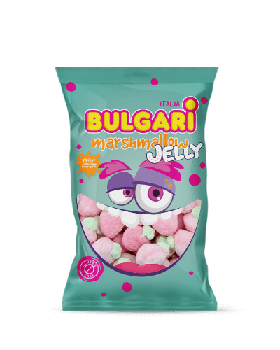 Bulgari Agostino Marshmallow - maxi bag with 3D raspberries filled with jelly