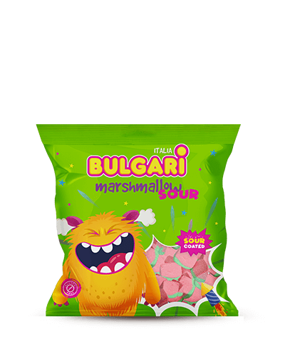 Bulgari Agostino Marshmallows - medium bag with sour-coated watermelons
