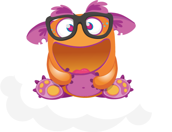 Bulgari marshmallow monster on a soft cloud