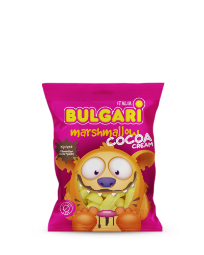 Marshmallow Bulgari Agostino - busta medium con banane ripiene di crema al cacao